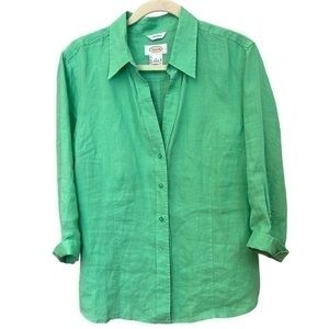 Linen top, Size Large